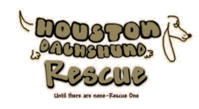 The Houston Dachshund Rescue 'logo © HDR'