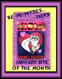 'KiSta Ferret Rescue  January's Site